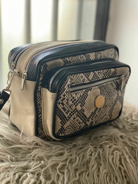 Bandolera Kendra Réptil Visón