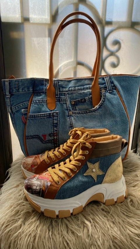 Conjunto Zapatillas LOLA París y Cami Jeans