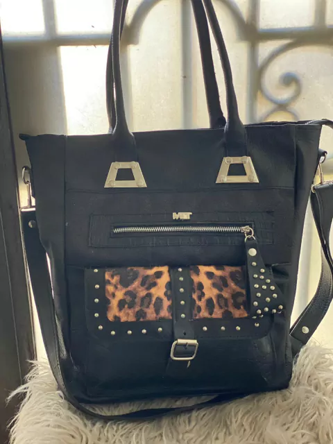 Cartera Guadalupe negra Print