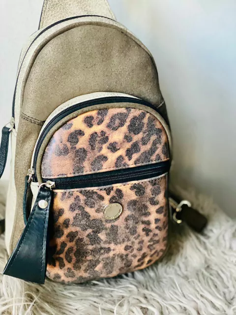 Mochila Bandolera Gota Jeans y Print