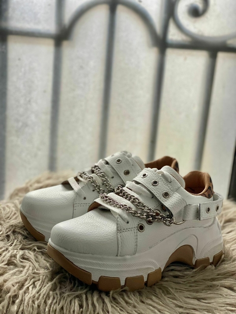 Zapatillas Adele Blanco y Print