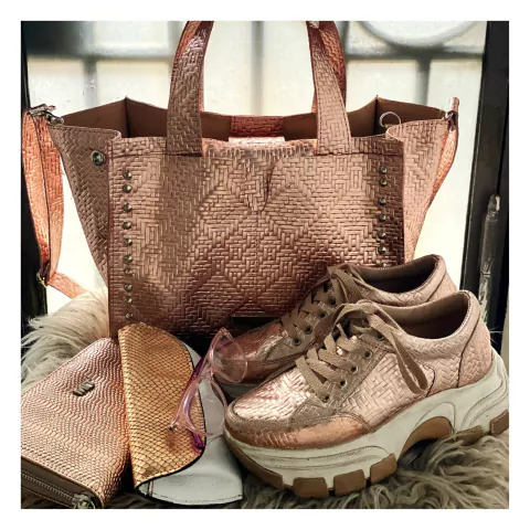 Conjunto Angy Cobre y Zapatillas Alberta Cobre