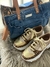 Zapatillas BERTA Gold Printy y Cartera Alice jeans priint