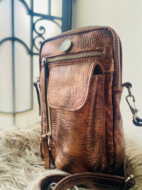 Bandolera Paz Cobre - comprar online