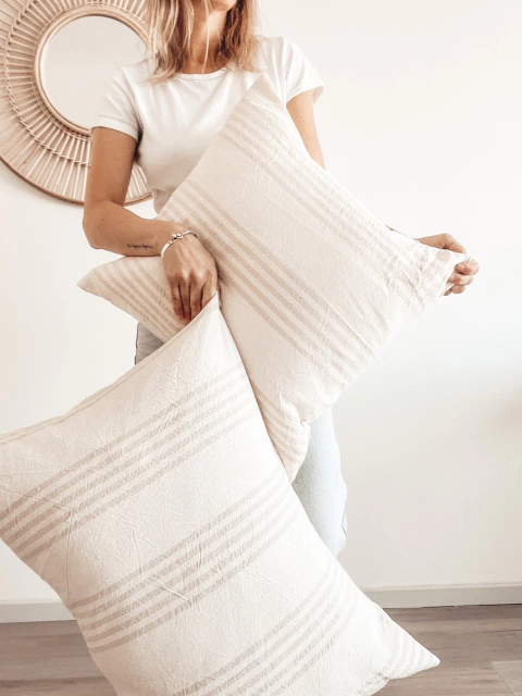 Almohadón rayado Anne