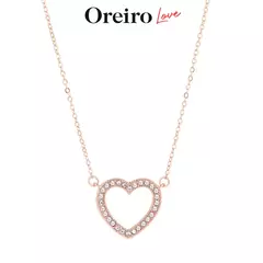 Collar Corazon Strass - comprar online