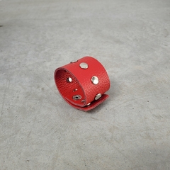 Brazalete Cuero Tachas Simple - comprar online