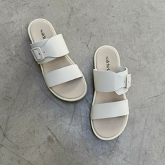 Imagen de Sandalia Calipso Cuero Hueso