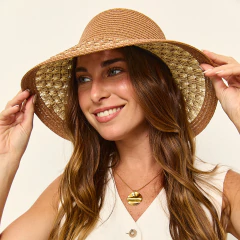 Sombrero Rafia Las Oreiro - comprar online
