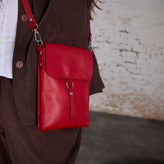 Porta Celular Leah Cuero - tienda online
