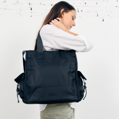 Tote Osaka Tela Impermeable Negro - tienda online