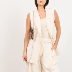 Bandolera Angie Cuero Napa Felino - tienda online
