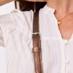 Imagen de Sobre Bandolera Yvette Cuero Grabado