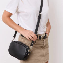 Bandolera Cielo Cuero Napa - tienda online