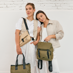 Mochila Seul Tela Impermeable Verde Militar en internet
