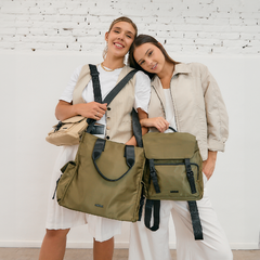 Imagen de Tote Osaka Tela Impermeable Verde Militar