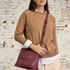 Bandolera Nantes Cuero - Satchel