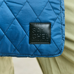 Porta Notebook Matelasse Rombo Azul - tienda online