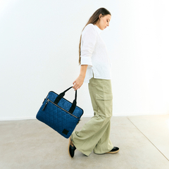 Imagen de Porta Notebook Matelasse Rombo Azul
