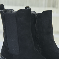 Bota Suede Negro - tienda online