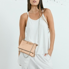 Bandolera Angie Cuero Metalizado - comprar online