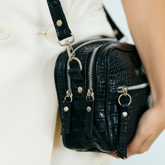 Bandolera Capri Cuero Croco - tienda online