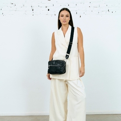 Bandolera Capri Cuero Croco - Satchel