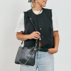 Sobre Bandolera Billie Cuero Escamita - comprar online