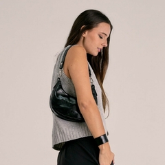 Bandolera Cloe Cuero Metalizado - comprar online