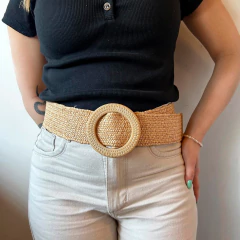 Cinturon Rafia Simple