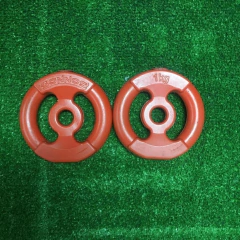 Imagen de DISCOS DE PVC CON MANIJA ( RELLENOS) ROJOS o ROSAS - 1KG - 2.5KG - 5KG