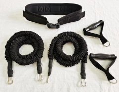 CINTURÓN DE ACELERACIÓN PROFESIONAL - TRAIN IMPORTADO - DOBLE BANDA ENFUNDADA ( 80lb C/U)- CON 2 MANIJAS en internet