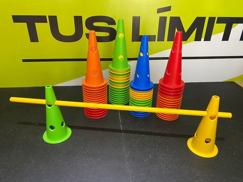 CONO 30CM RANURADO CON AGUJEROS