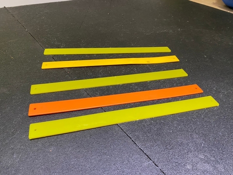 FLEJES DEMARCATORIOS PVC RÍGIDOS x unidad