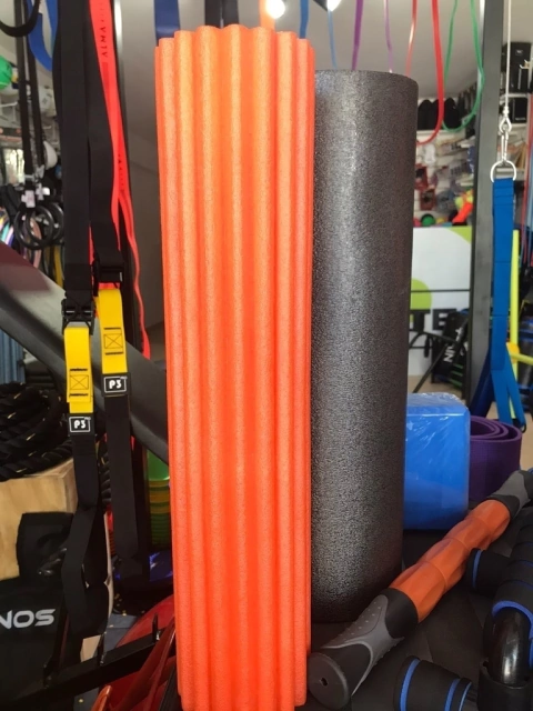 ROLO FOAM ALTA DENSIDAD RANURADO DE 45 CM X 10 IMPORTADO NARANJA - comprar online