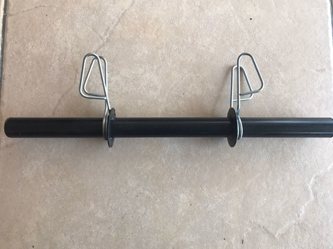 MANCUERNA NEGRA 35cm x Ø25mm (con topes)