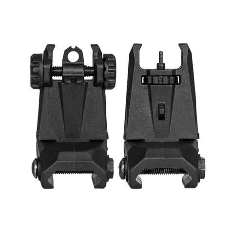 MIRAS FLIP-UP PARA RIEL PICATINNY mod. 301 - ALTAS - NEGRO - comprar online
