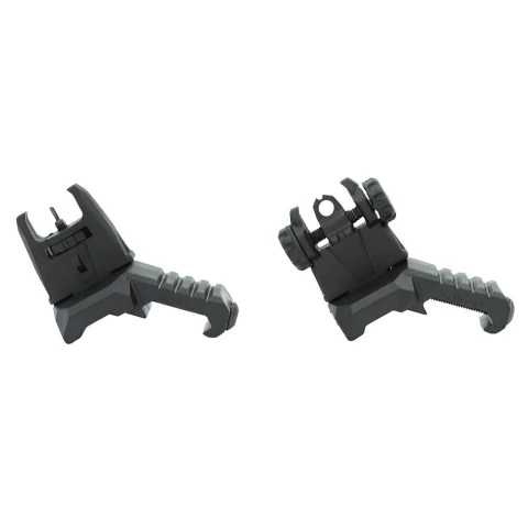 MIRAS FLIP-UP OFFSET PARA RIEL PICATINNY mod. 303 - A 45° - NEGRO - comprar online