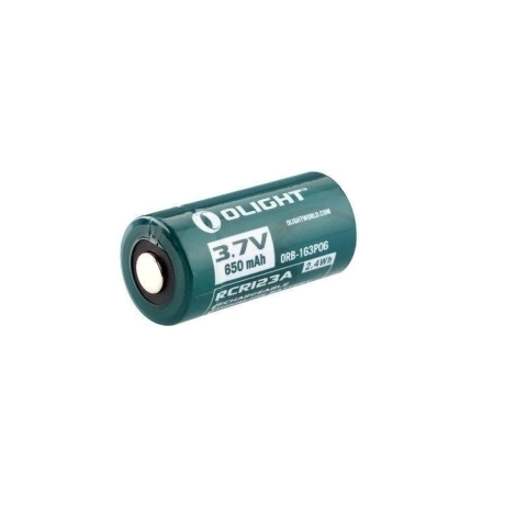 BATERIA RCR123A Li-Ion- 3.7v , 650mAh RECARGABLE