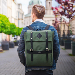 Mochila Budapest nylon Negra - tienda online