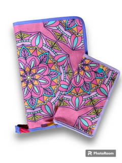 Organizador A4 mandala pink