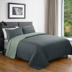 Quilt Kavanagh Bicolor Reversible Twin - comprar online