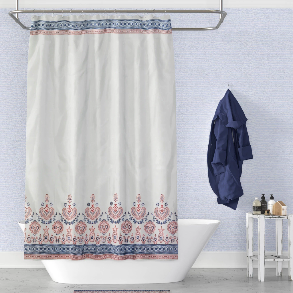 Cortina de baño Bath & Home Hindu