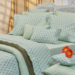 Imagen de Juego de Sábanas Danubio Grafismo 144 hilos Full