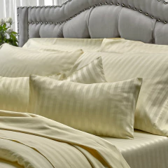 Juego de Sábana Suplesa 300 hilos Rayada Full - comprar online