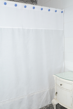 Cortina de Baño Pique y Vainilla DECORAL - comprar online