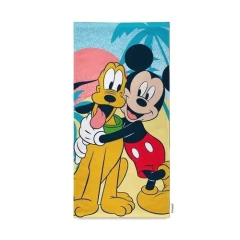 Toallón Disney Mickey & Pluto 100% algodón