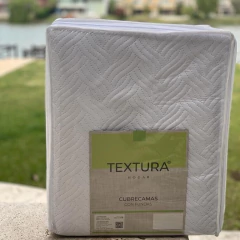 Quilt TEXTURA con Fundas Liso King - tienda online