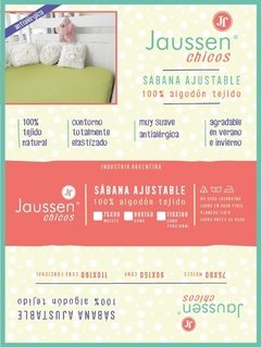 Imagen de Sábana Ajustable JAUSSEN 100% Algodón Cuna