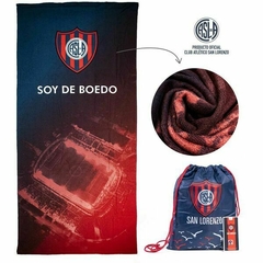 TOALLÓN MICROFIBRA SAN LORENZO Cuervo C/MOCHILA - comprar online
